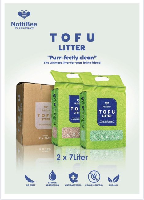 Discover the Premium Clean: NottiBee Tofu Cat Litter – Now Available for Wholesale via Petzqo Pet Accessory